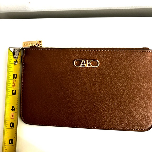 Anne Klein NWOT Brown/Tan/Chestnut Gold Clutch Wristlet Wallet Trio Set New - Picture 10 of 14